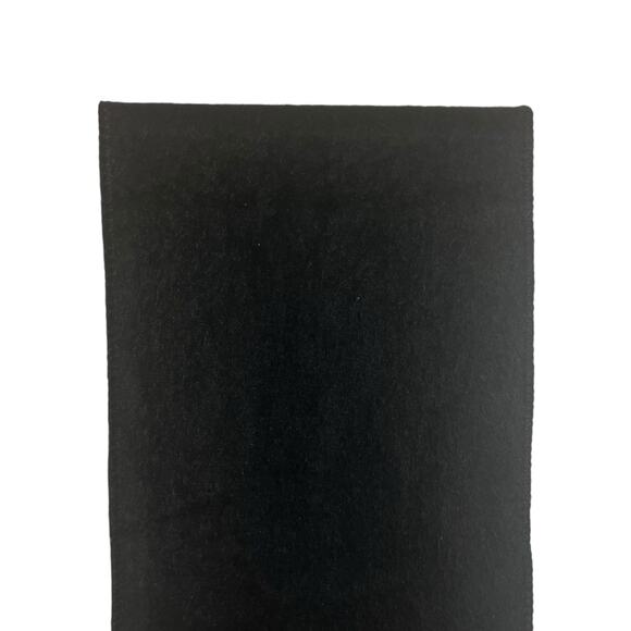 Alpaca Camargo Black Alpaca Wool Fringed Unisex Scarf - Picture 2 of 7